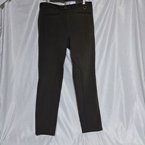 Talbots Dalton Equestrian Size 6 Olive Stretch Tapered Ankle Pants‎